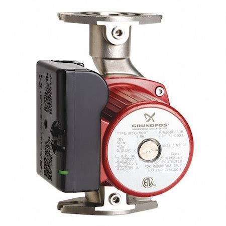 Grundfos Hot Water Circulator Pump Flange Connection Ups Sf Zoro