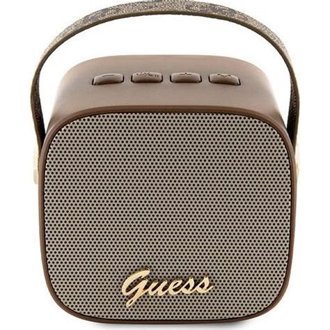 G O Nik Bezprzewodowy Guess Bluetooth Speaker Mini Br Zowy