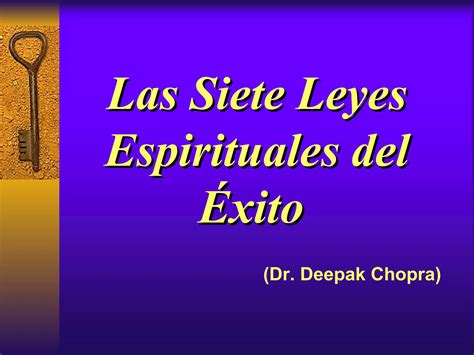 Las 7 Leyes Espirituales del Éxito PPT