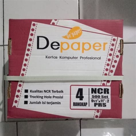 Jual Kertas Continuous Form Depaper X Ply Prs Ncr Dan Ply