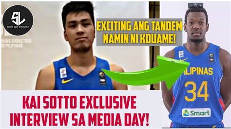 Kai Sotto Latest Exclusive Interview Ng Sbp Kay Kai Sa Media Day Ng