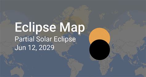 Partial Solar Eclipse on Jun 12, 2029: Path Map & Times