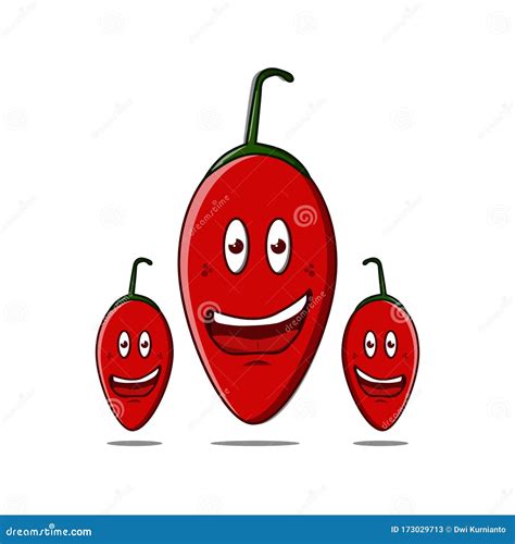 Illustration Of A Red Hot And Spicy Chilli Cartoon CartoonDealer