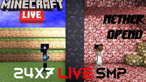 Nether Chale Hum In Friends Smp ☺️ 24×7 Live Smp Mr Buddy2 0😄 Youtube