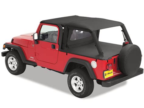 Header Bikini Safari Version Bestop Black Diamond Jeep Wrangler TJ