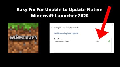 How To Fix Unable To Update Minecraft Native Launcher Super