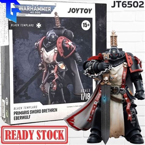 Jual Joytoy Warhammer K Black Templars Primaris Sword Brethren