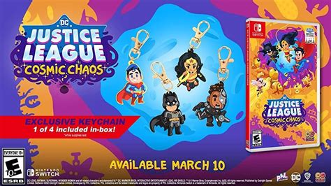 Dc Justice League Cosmic Chaos With Bonus Keychain Preorder Dc