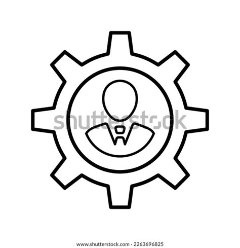 Technical Expert Icon Vector Illustration Outline Stock Vector Royalty