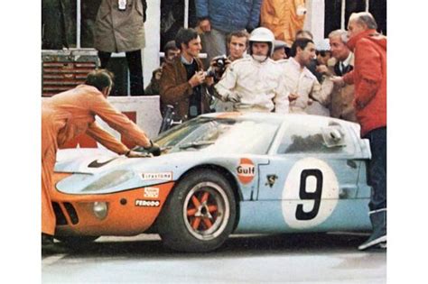 24 Heures Du Mans 1968 Ford Gt40 9 Pilotes Pedro Rodriguez