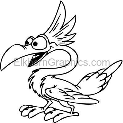 Funny Bird Sticker 6 - Funny Bird Stickers | Elkhorn Graphics LLC