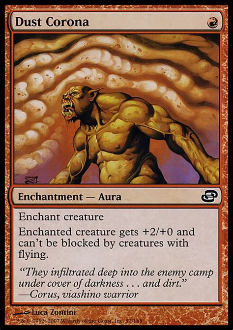 Dust Corona Magic The Gathering Mtg Card