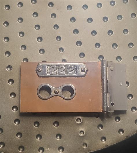 Vintage Safe Deposit Box Door - Etsy