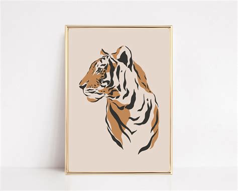 Tiger Paintings Abstract