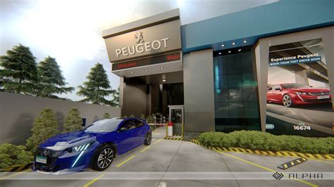 Peugeot , Renault & SsangYong service center on Behance