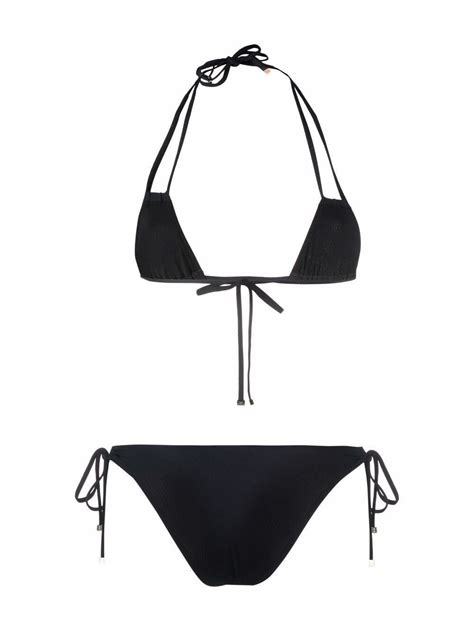 Tie Fastening Bikini Set Editorialist