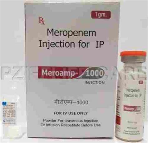 Liquid Meropenem For Injection Meroamp 1gm At Best Price In Surat Pziff Life Care