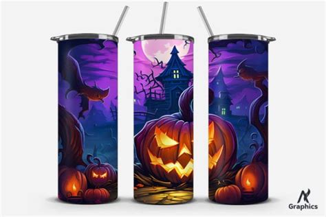 Halloween Tumbler Wrap Oz Graphic By An Graphics Creative Fabrica