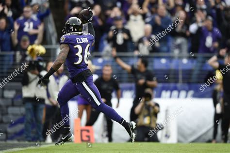 Baltimore Ravens Safety Chuck Clark Runs Editorial Stock Photo Stock