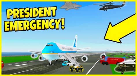 Air Force One Is Down President Roleplay Ptfs Roblox Youtube