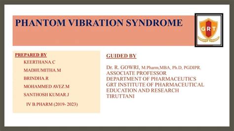 phantom vibration syndrome PPT.pptx