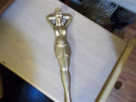 Metal Nude Woman Erotic Nutcracker Usable