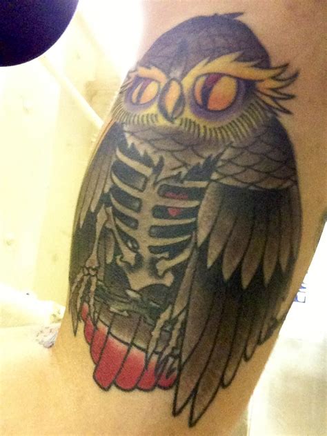 Undead Owl Tattoo Owl Dead Tattoo Tattoos Owl Tattoo Undead