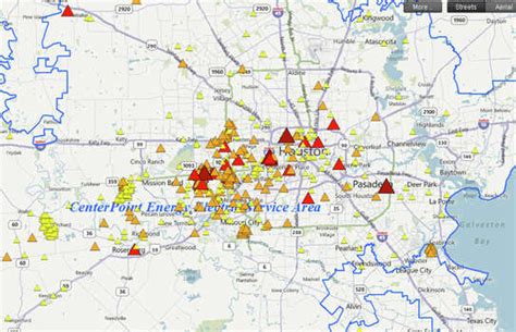 Centerpoint Power Outage Map Houston Map