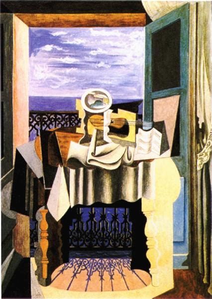 Still Life In Front Of A Window At Saint Raphael 1919 Pablo Picasso