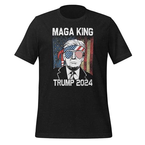 Maga King Trump 2024 T Shirt Usa Flag Pro Trump 2024 T Shirt Trump