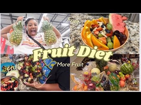 Only Eating FRUIT For 4 Days I LOST POUNDS YouTube