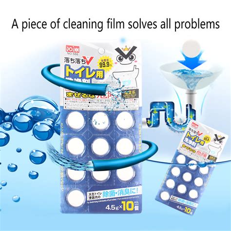 Refrigerator Cleaning Agent 10 Pcs Automatic Toilet Bowl Tank Cleaner