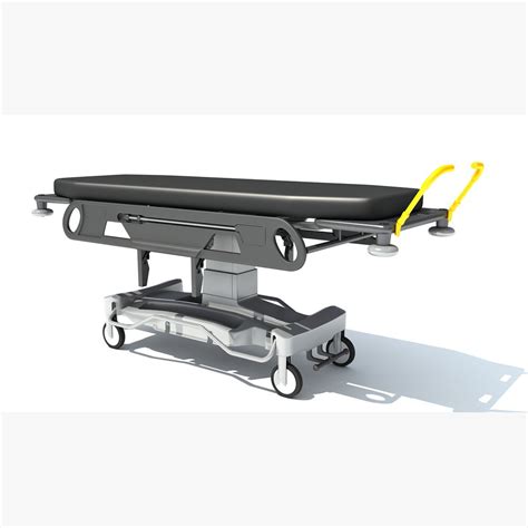 Hospital Transport Stretcher 3d Model Download Medical Equipment On