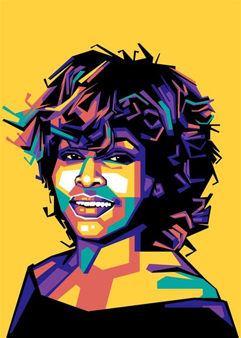 Tina Turner Wpap Pop Art Posters And Prints By Moch Dika As Sujud Printler