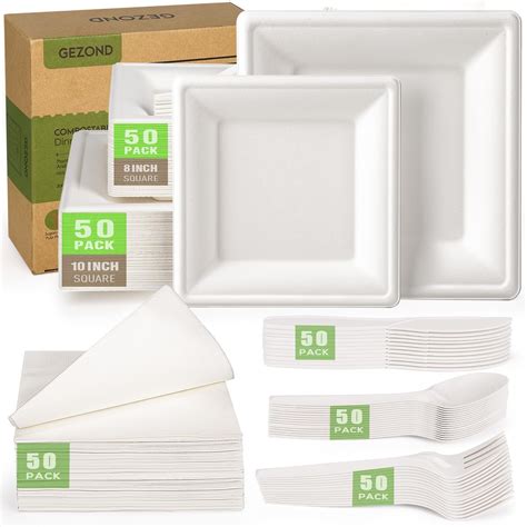 Amazon Treexli Compostable Paper Plates 150 Pack Eco Friendly