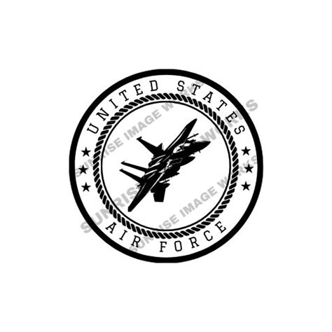 Air Force Seal Svg Digital Download For Cricut Silhouette Laser United States Air Force Seal