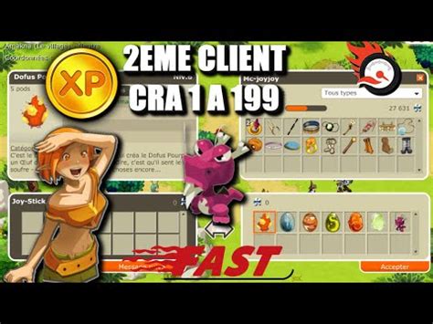 NOUVEAU CLIENT RUSH XP KAMAS BILAN DOFUS RETRO YouTube