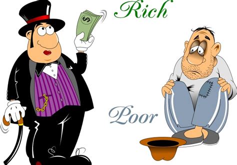 Rich and Poor People Cartoon Vector Images (over 430)