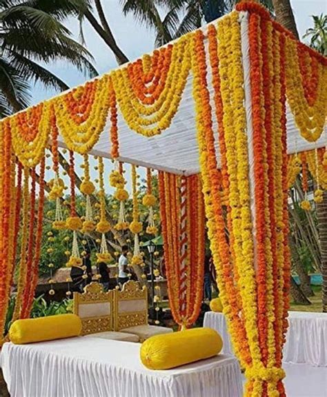 Indian Marigold Flower Decoration