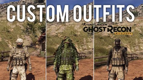 Custom Outfits Ghost Recon Wildlands [part 1] Youtube