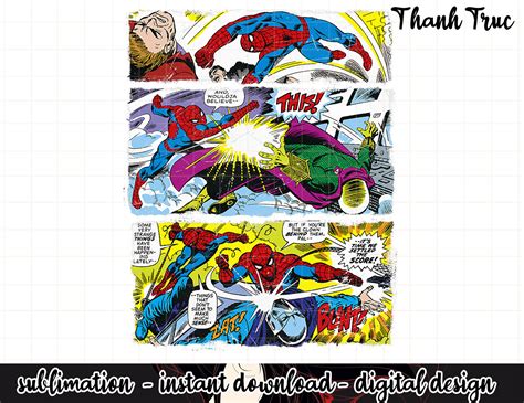 Marvel Spider-Man Comic Panels - Inspire Uplift