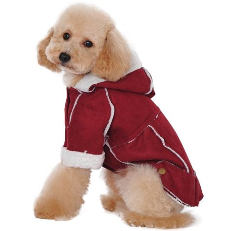 albabara british style cozy dog winter coat pet hooded clothes