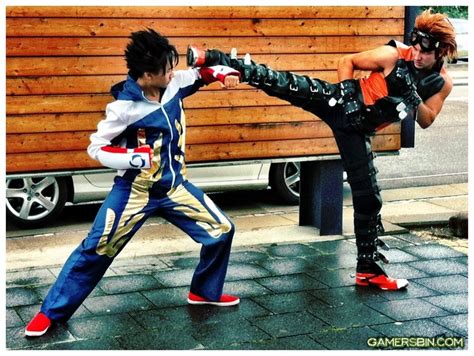 Jin Vs Hwoarang Karate Vs Tae Kwon Do Tekken Cosplay Best Cosplay