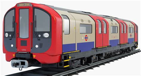 Stock london subway train 3D model - TurboSquid 1228750