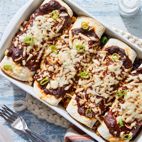 Recipe Black Bean And Zucchini Enchiladas With Cheddar Cheese Blue Apron