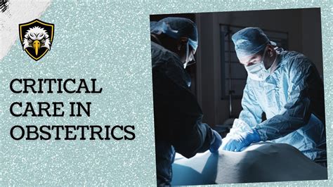 Critical Care In Obstetrics Youtube