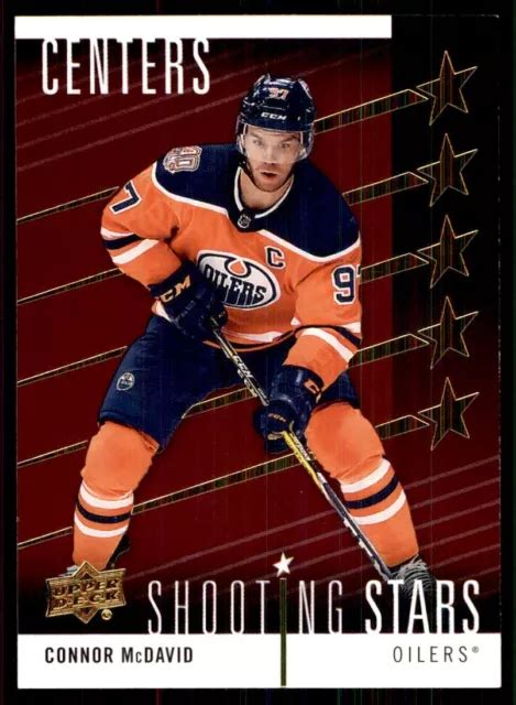 2019 20 Upper Deck Shooting Stars Centers Red Connor Mcdavid Edmonton Oilers 13 60 Picclick Ca