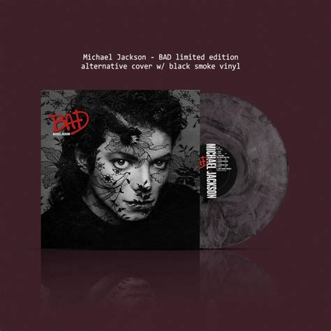 Michael Jackson BAD Limited Edition Alternative Album Cover & Black ...