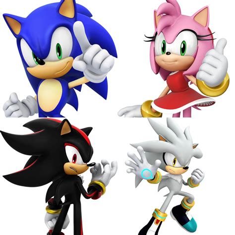 Shadow The Hedgehog With Amy