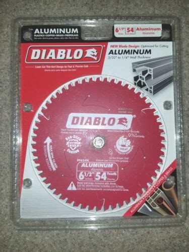 Diablo 6 12 In X 54 Tooth Aluminum Cutting Circular Saw Blade Ebay